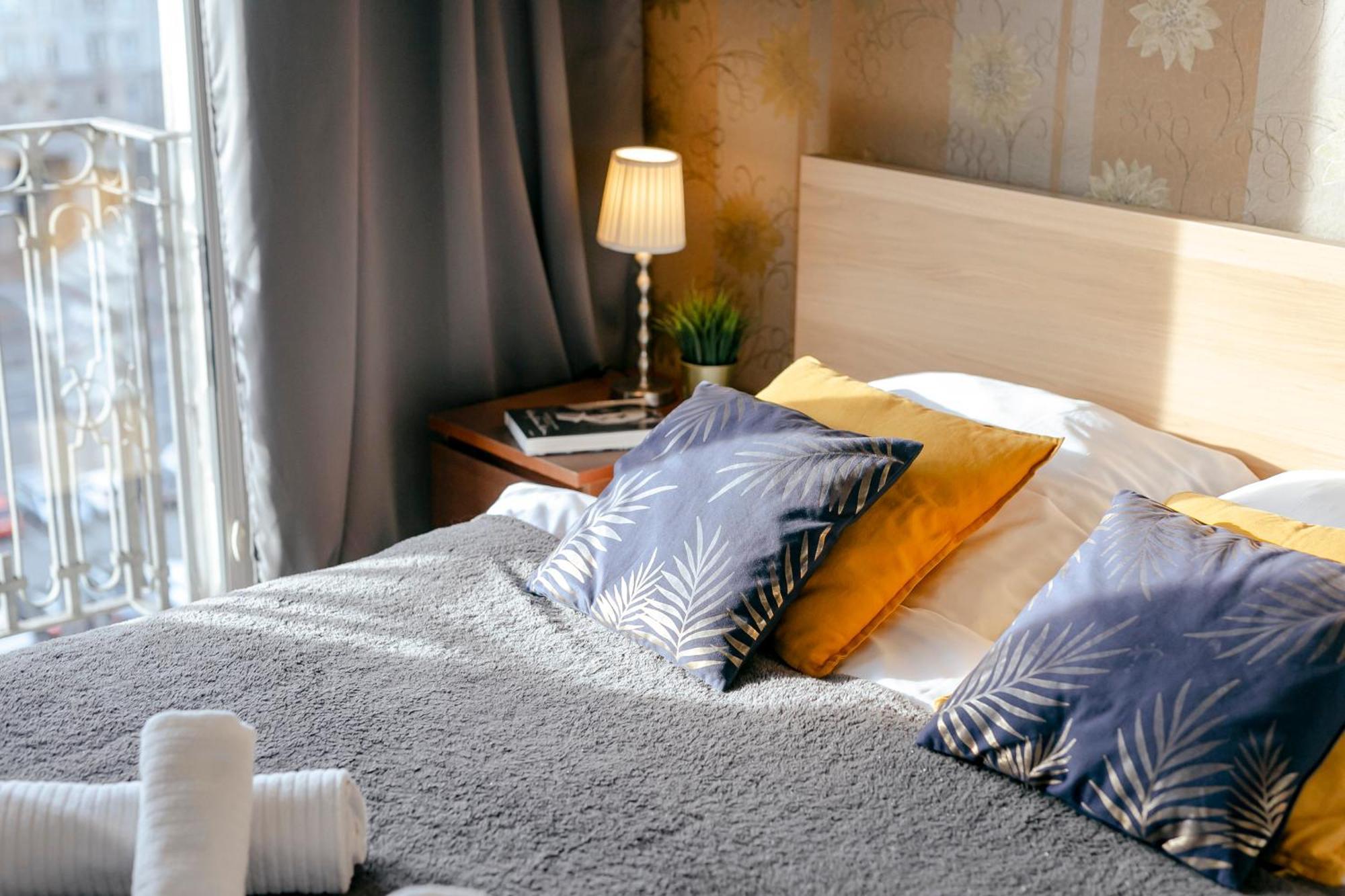 Plac Konstytucji 6 Orange - Apartament Dla 4 Osob - Bezplatny Parking - Free Parking - Piekny Widok Na Panorame Warszawy Warsaw Luaran gambar